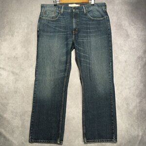 Levis Men 559 Relaxed Straight Fit Blue Jeans size 38x30 Zipper Fly Cotton Denim